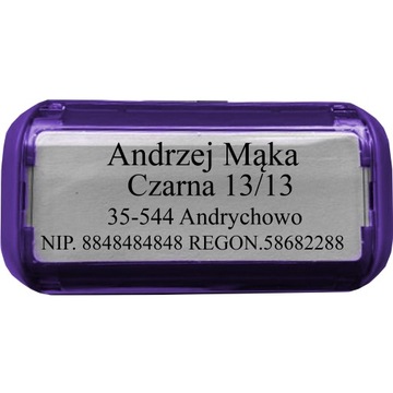 TRODAT 4912 ШТАМП ДЛЯ ДИЗАЙНА КОРПОРАТИВНОГО ЛИЧНОГО ОФИСА 6 СТРОК + ЛАСТИК