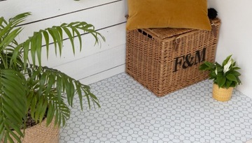 САМОКЛЕЯЩАЯСЯ ВИНИЛОВАЯ ПЛИТКА ПВХ С ЦВЕТОЧНЫМ УЗОРОМ МОЗАИКА