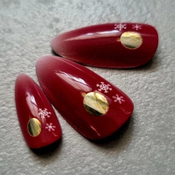 ИСКУССТВЕННЫЕ НОГТИ, РОЖДЕСТВЕНСКИЕ ЗИМНИЕ СОВЕТЫ, 24 ШТ.