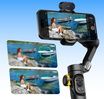 3-Osiowy Ręczny Stabilizator Gimbala Składany Telefon Do Vlog Stabilizator