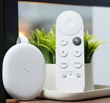 МУЛЬТИМЕДИЙНЫЙ ПЛЕЕР Google Chromecast 4.0 4K с Google TV BT WiFi 5