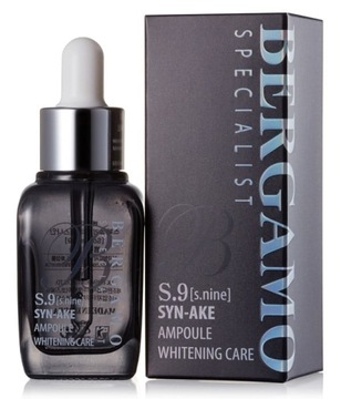 BERGAMO Koreańska ampułka do twarzy z peptydami jadu węża Syn-Ake, 30 ml