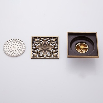 Античный латунный слив для душа