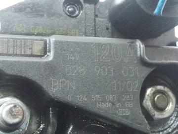 ALTERNÁTOR 028903031 0124515083 1.9 TDI VOLKSWAGEN PASSAT V (1996-2005) B5