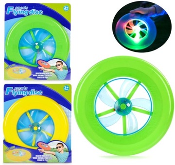 LATAJĄCY DYSK FRISBEE TALERZ ŚWIECI W CIEMNOŚCI