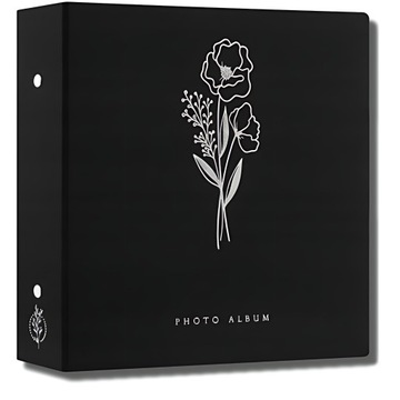 ALBUM FOTOGRAFICZNY LNIANY NA ZDJĘCIA 1000 KIESZENI FOTOKSIĄŻKA CZARNY XXL