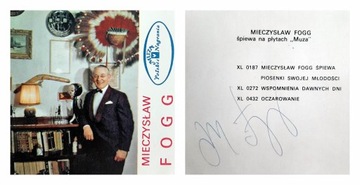 MIECZYSŁAW FOGG oryginalny autograf