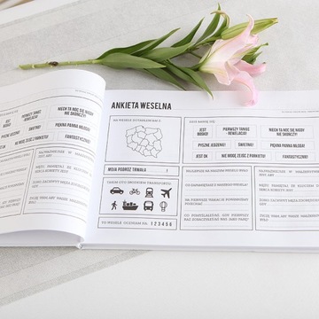 ГОСТЕВАЯ КНИГА Свадебные анкеты Фуксия Джаскьер