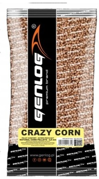 Pellet Crazy Corn - Kukurydza 0,8kg 3,8mm Genlog