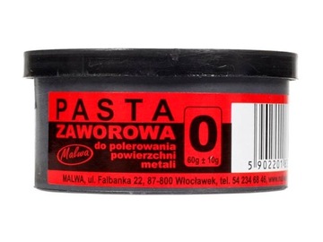 PASTA ZAWOROWA 0 60g POJEMNIK