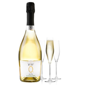 JUST 0 wino bezalkoholowe musujące, półsłodkie
