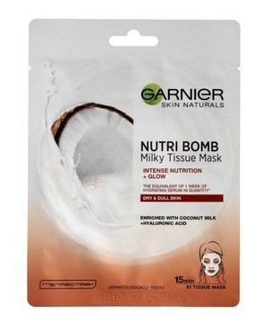 Garnier Skin Naturals Nutri Bomb maseczka na tkaninie
