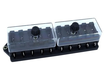 SKRZYNKA BEZPIECZNIKOWA CERAMICZNA, 10 GNIAZD