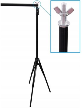 КОМПЛЕКТ ФОНА = 2x ШТАТИВ КРЕСТ КРЕСТ 305см