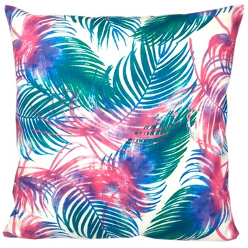 Poszewka na jaśka poduszkę 45x45 Kolorowe pióra
