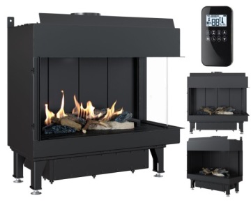 WKŁAD KOMINEK LEO 70 GAZOWY PRAWY EKO