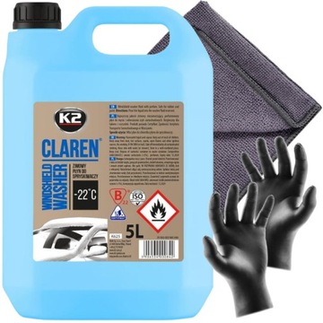 K2 CLAREN -22°C 5 L ZIMOWY PŁYN DO SPRYSKIWACZY RM