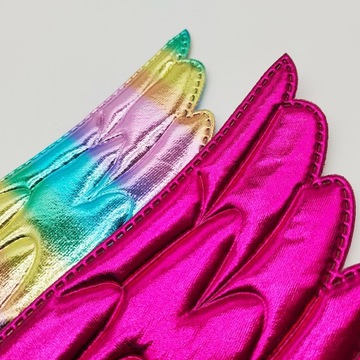 Светящиеся крылья бабочки Принцесса Херувим Женщины Девушки Ангел Необычные розовые красные