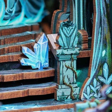 Miniaturowy domek Book Nook Wrota magii CuteBee Czarodziej Magia