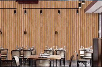 Tapeta Lamel Samoprzylepna Panele Ścienne 3D Okleina Lamele Brąz Drewno 10m