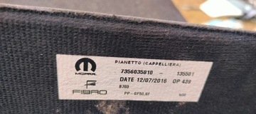 FIAT 500X ПОЛКА БАГАЖНИКА ЗАДНЯЯ 7356035810