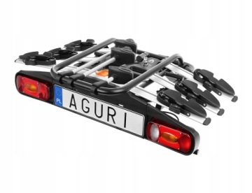 ДЕРЖАТЕЛЬ КРЮКА ДЛЯ ВЕЛОСИПЕДА AGURI ACTIVE BIKE 3 BIKES НАКЛОННЫЙ 13-КОНТАКТНЫЙ