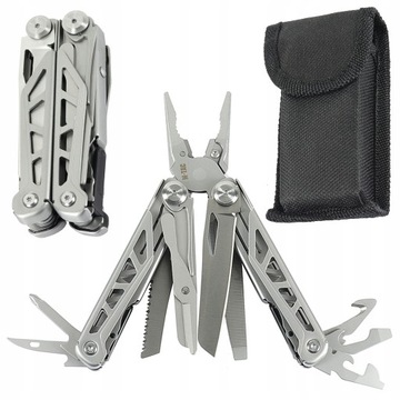 Multitool Narzędzie Wielofunkcyjne survival M-Tac Type 3 Grey z kaburą 14w1