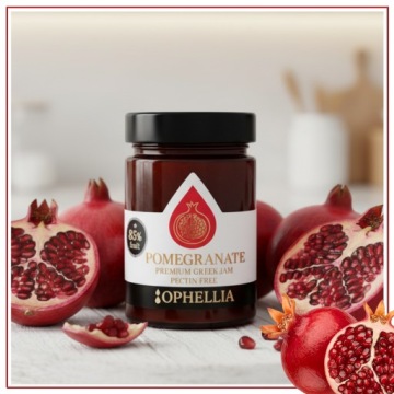 ГРАНАТОВЫЙ ДЖЕМ 230Г 85% В БАНКЕ OPHELLIA ВКУС ГРЕЧЕСКИХ ТРАДИЦИЙ