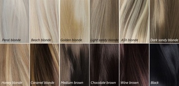 Наращивание волос KITKA DOPINKA хвост блондин мелирование ASH BLONDE