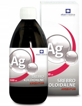 Srebro koloidalne, Argentum Ag, Altermedica, 500ml