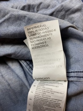 G-STAR RAW DENIM VINTAGE GSRD oryginalna granatowa bawełniana KOSZULA L