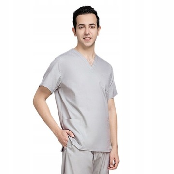 KOMPLET MEDYCZNY KOSZULKA SPODNIE UNIFORM MESKIE