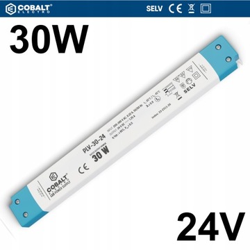 ZASILACZ DO TAŚM LED ULTRA SILIM IP20 PLV 30W 24V