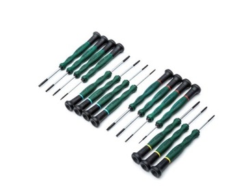 ZESTAW 15 WKRĘTAKÓW PRECYZYJNYCH SATA 09317 PŁASKIE, PHILIPS, TORX, HEX