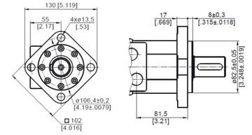 Гидравлический двигатель M+S RL 160 C RL160C