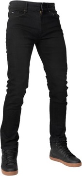 Spodnie Jeansy Motocyklowe Bull-it Tactical Onyx Straight Czarne 32 Long