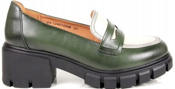 Обувь женская платформа Loafers Platform Толсты