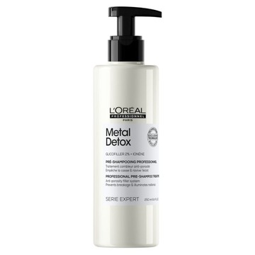 Loreal METAL DETOX Pielęgnacja przed szamponem wzmacniająca włosy 250ml