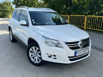 Volkswagen Tiguan I SUV 2.0 TDI CR DPF 140KM 2010 Volkswagen Tiguan Zarejestrowany DSG Klimatronic