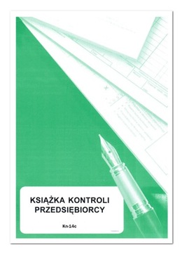 Książka kontroli przedsiębiorcy Kn-14c