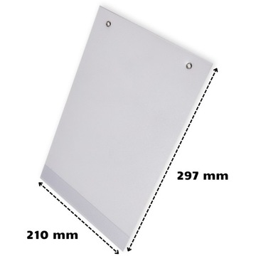 КАРМАН ДЛЯ ПОСТЕРА С РЕЗЬБЫМИ ГЛАЗАМИ, ВЕРТИКАЛЬНЫЙ А4