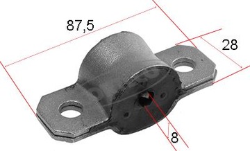 GUMA STAB. TOYOTA T. AVENSIS 01- FI WEW:19MM
