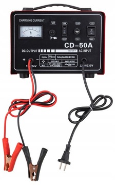 АВТОМОБИЛЬНОЕ ВЫПРЯМИТЕЛЬНОЕ ЗАРЯДНОЕ УСТРОЙСТВО С РЕГУЛИРОВАНИЕМ 12В И 24В 50А