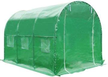 TUNEL FOLIOWY OGRODOWY (FOLIA+STELAŻ) 3x2x2m SZKLARNIA FOLIAK 6m2