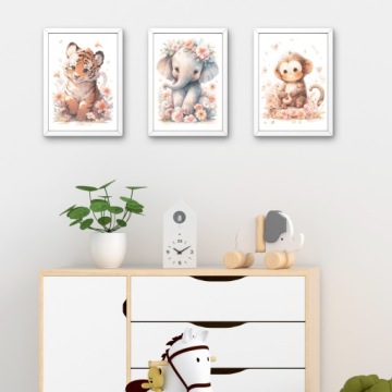 НАБОР ПОСТЕРОВ А3 С КАРТИНАМИ ДЛЯ ДЕТСКОЙ КОМНАТЫ