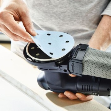 KRĄŻEK PAPIER ŚCIERNY NA RZEP DO SZLIFIERKI FESTOOL GRANAT KRĄŻKI 150mm P80