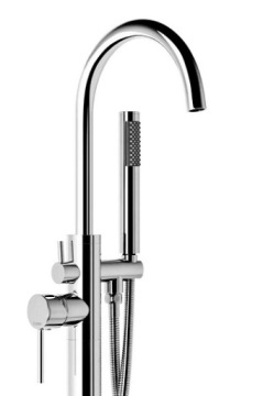 ОТДЕЛЬНО СТОЯЩИЙ ХРОМИРОВАННЫЙ НАПОЛЬНЫЙ СМЕСИТЕЛЬ ДЛЯ ВАННЫ LUGO