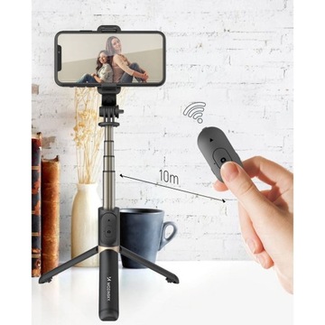 WOZINSKY KIJEK Selfie Stick Tripod Uchwyt PILOT Bluetooth STATYW - JAKOŚĆ