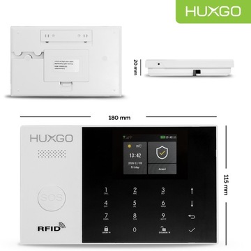 Беспроводная сигнализация GSM + WiFi с приложением TUYA, комплект, HUXGO HXA005