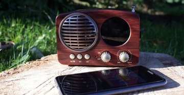 Kuchenne Radio w stylu Retro z Anteną Głośnik Bt